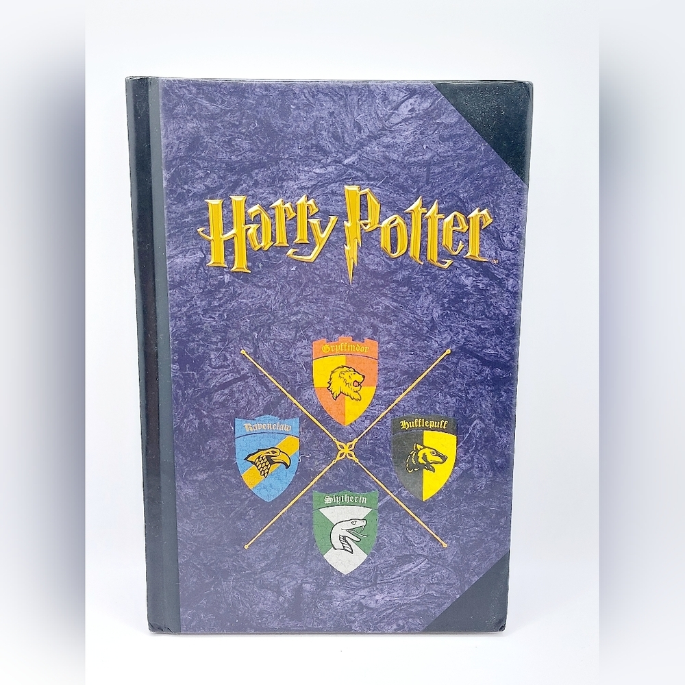 Vintage Purple Harry Potter Journal Hogwarts Houses 2000